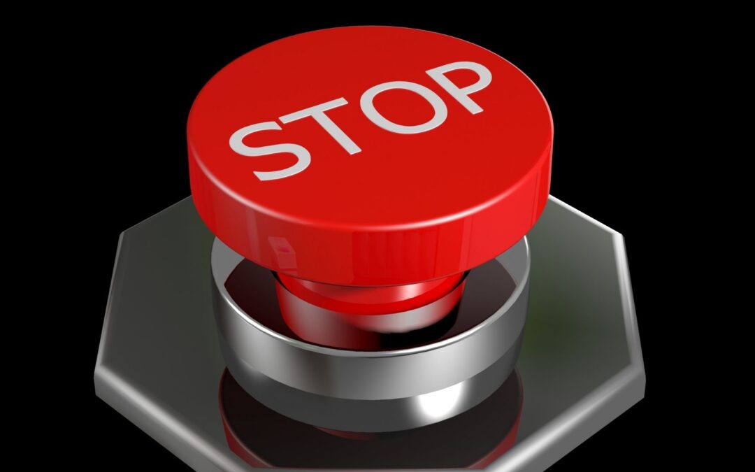 Stop timer button