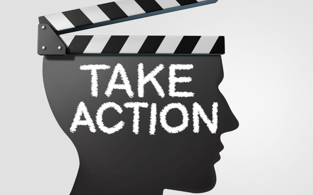 Take action clapperboard
