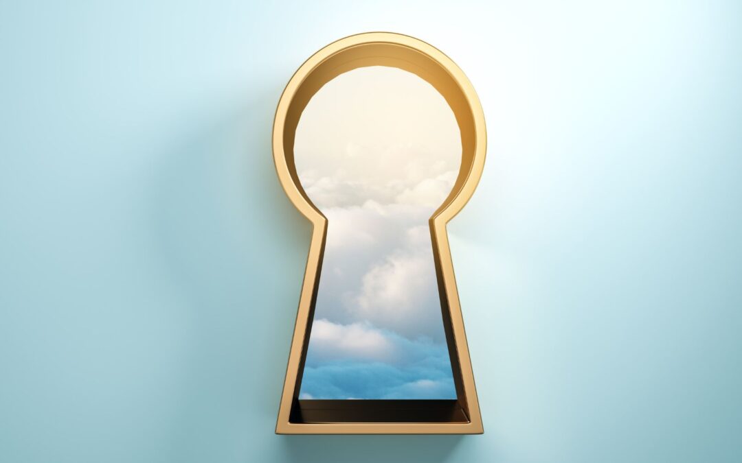 Keyhole representing opportunity