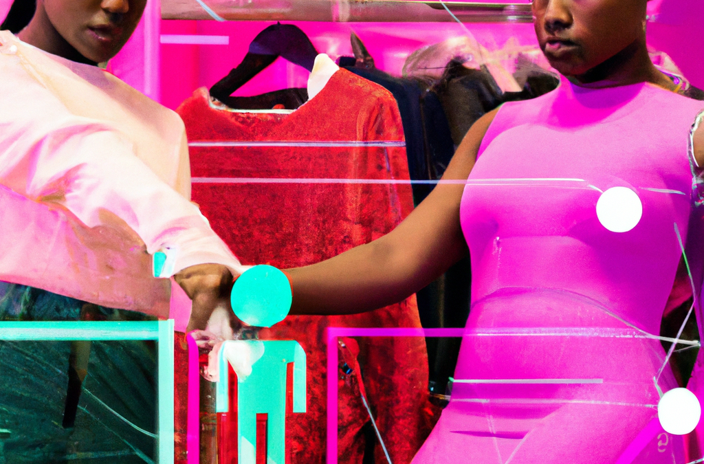 Image of Gen AI helping a customer select clothes online.
